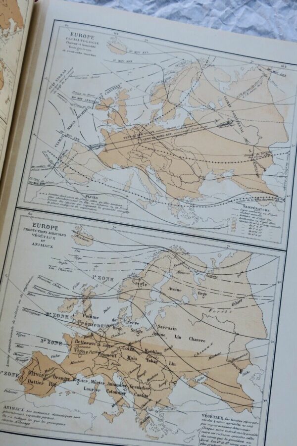 Géographie Atlas de géographie, physique, politique et historique 1896 – Image 19