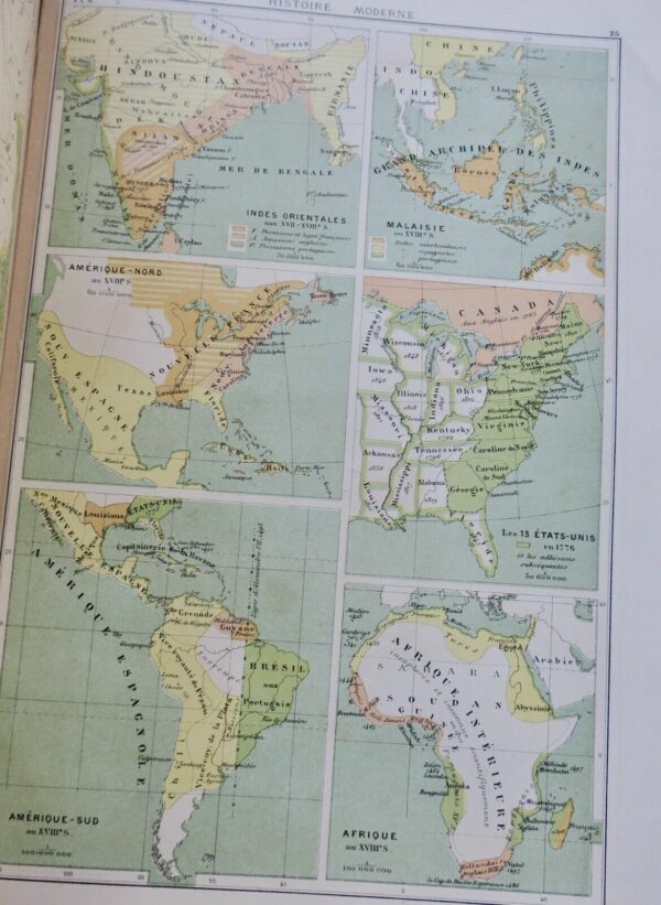 Géographie Atlas de géographie, physique, politique et historique 1896 – Image 6