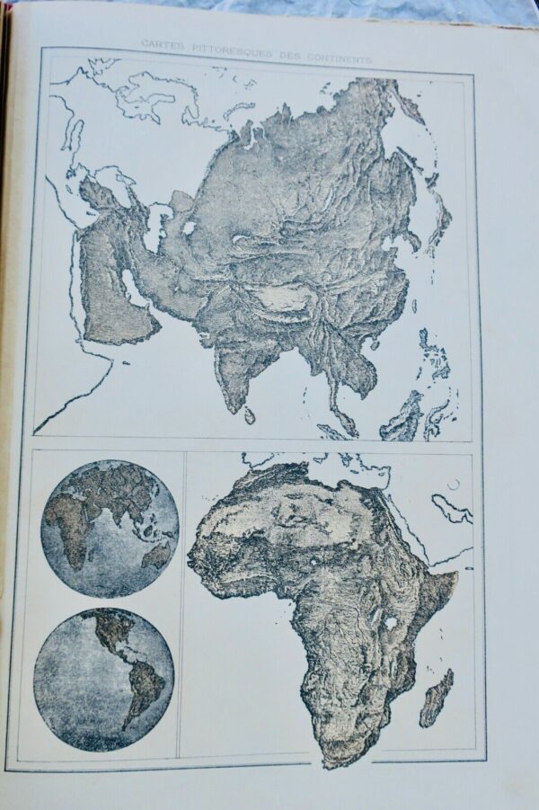 Géographie Atlas de géographie, physique, politique et historique 1896