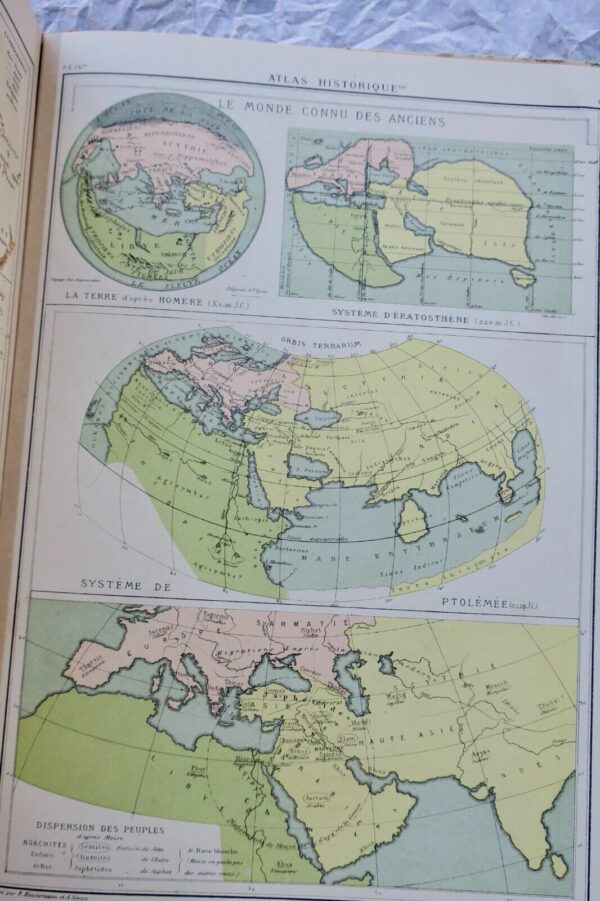 Géographie Atlas de géographie, physique, politique et historique 1896 – Image 8