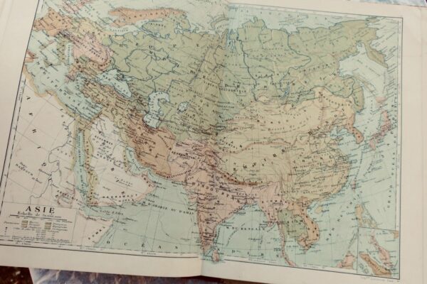 Géographie Atlas de géographie, physique, politique et historique 1896 – Image 10