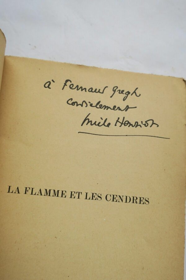 HENRIOT (Émile). La Flamme et les cendres  + dédicace – Image 8