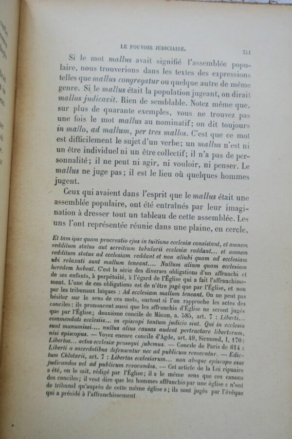 HISTOIRE DES INSTITUTIONS POLITIQUES DE L'ANCIENNE FRANCE -  monarchie Franque – Image 4