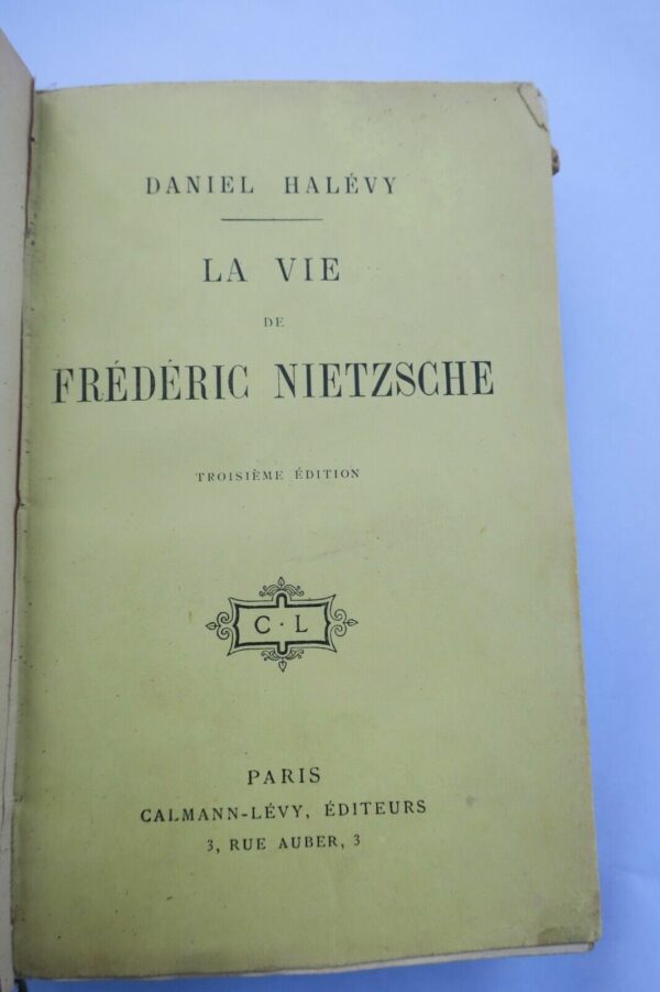 Halévy Daniel La vie de Frédéric Nietzsche – Image 4