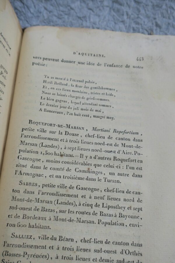 Histoire politique et statistique de l'Aquitaine... 1822 – Image 8