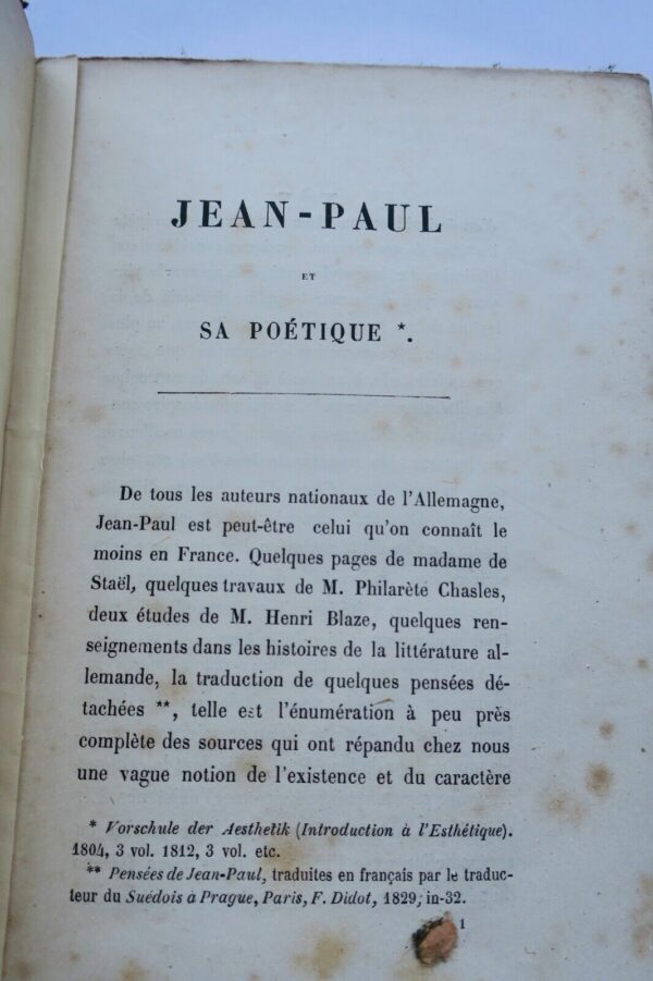 Jean-Paul et sa poétique 1862 – Image 7