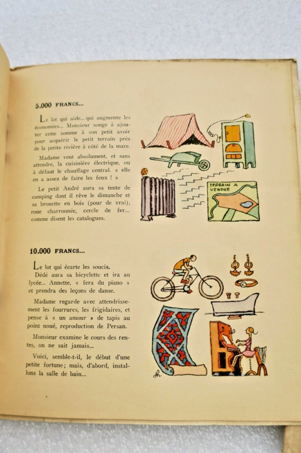 LOTERIE NATIONALE Almanach de la Loterie Nationale 1940 + règlement ill-Hémard – Image 4