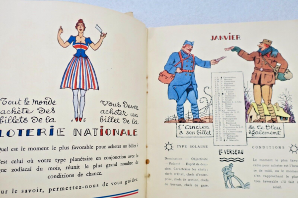 LOTERIE NATIONALE Almanach de la Loterie Nationale 1940 + règlement ill-Hémard – Image 10