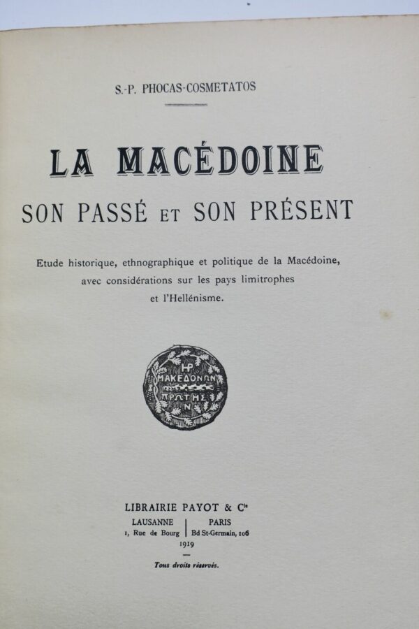 La Macédoine, son passé, son présent 1919 – Image 4