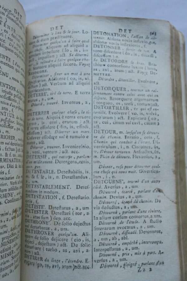 Le Petit Apparat Royal, ou Dictionnaire françois et latin 1766 dic-géographie – Image 4