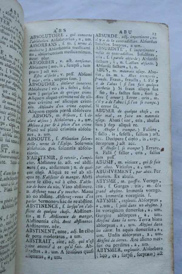 Le Petit Apparat Royal, ou Dictionnaire françois et latin 1766 dic-géographie – Image 7