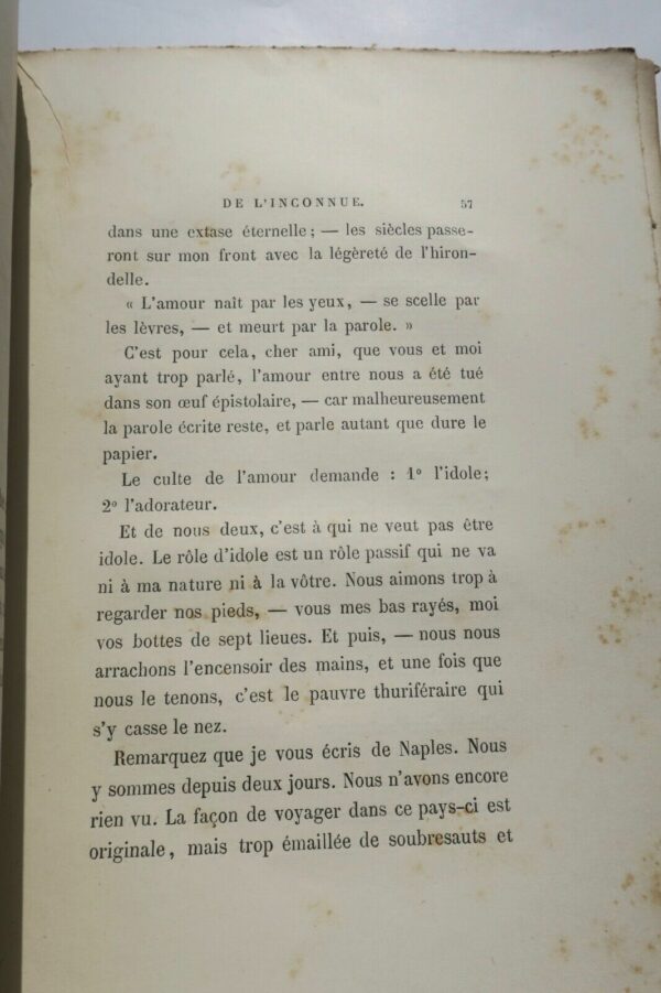 Lettres de l'inconnue Alphonse Lemerre, Paris 1874 in 8° – Image 4