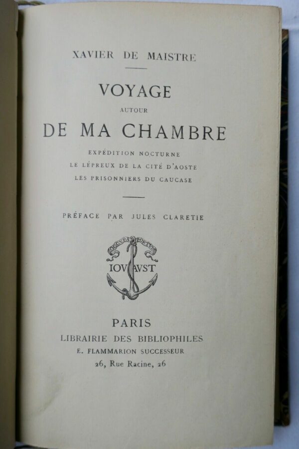 MAISTRE Voyage autour de ma chambre suivi de le lépreux de la cité d'Aoste... – Image 6