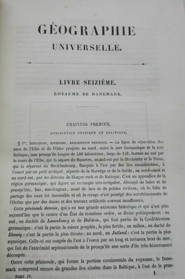 MALTE BRUN  Géographie Universelle 1862 – Image 16