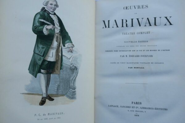 MARIVAUX OEUVRES DE MARIVAUX - THEATRE COMPLET 1878 – Image 4