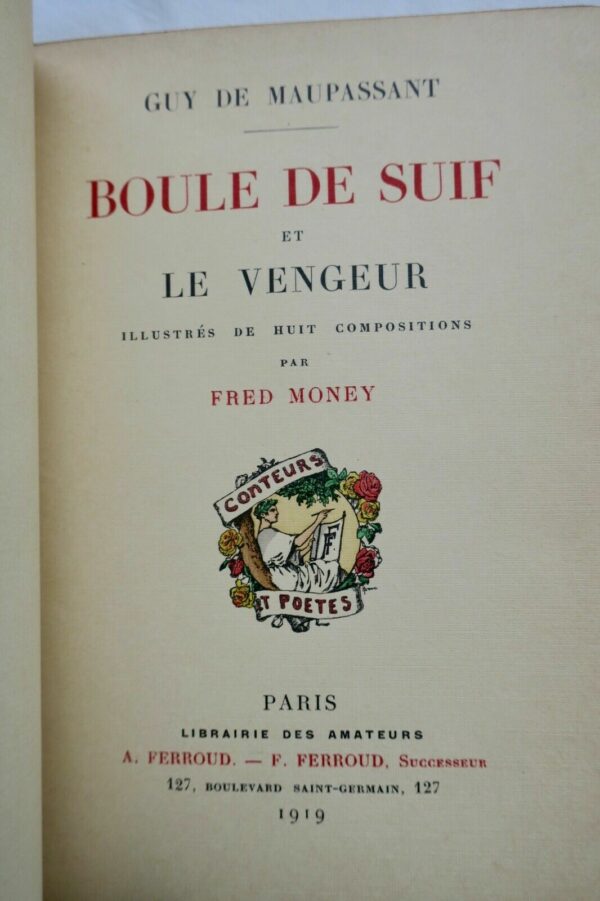 MAUPASSANT Boule de suif et le vengeur illustrés Fred Money – Image 4