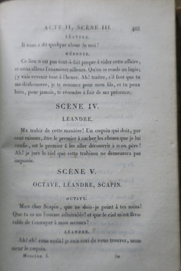 MOLIÈRE Oeuvres de MOLIÈRE 1812 – Image 5