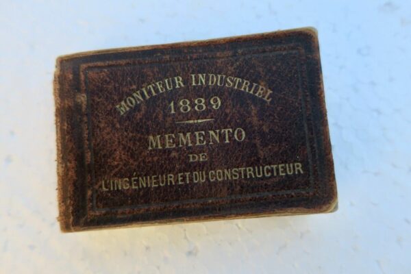 Mémento de l'ingénieur et du constructeur moniteur industriel 1889  MINI