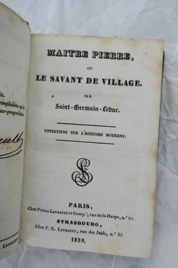 Mini MAITRE PIERRE OU LE SAVANT DE VILLAGE 1839 – Image 3