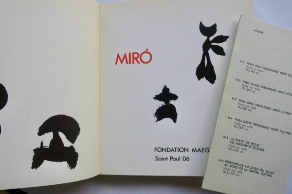 Miro. Fondation Maeght 1968. Saint Paul MIRO Lithographies – Image 18