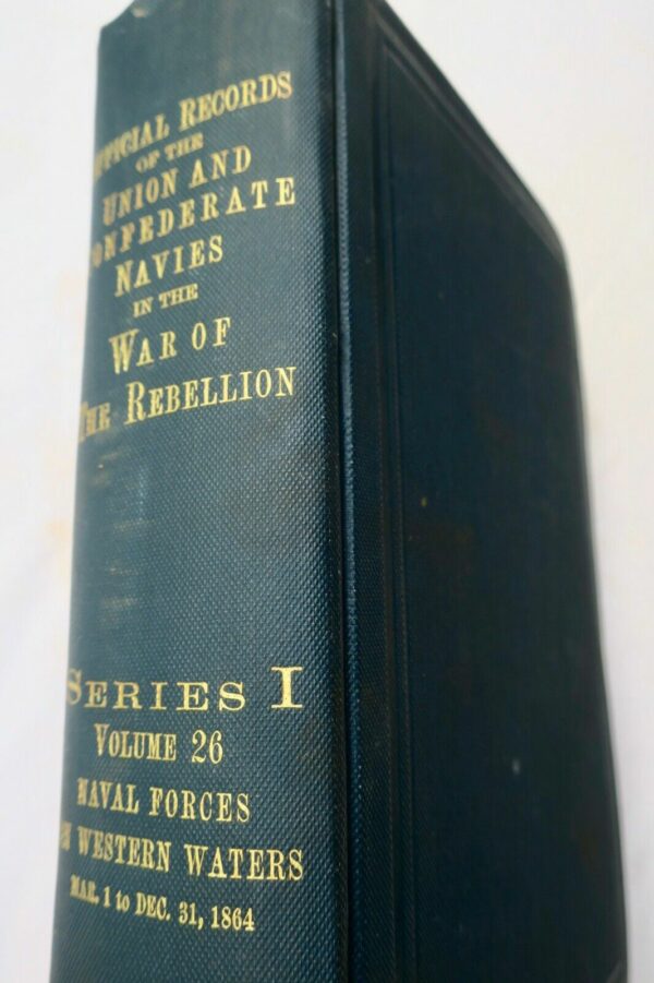 Navy Stewart Official Records of the Union and Confederate Navies 1914