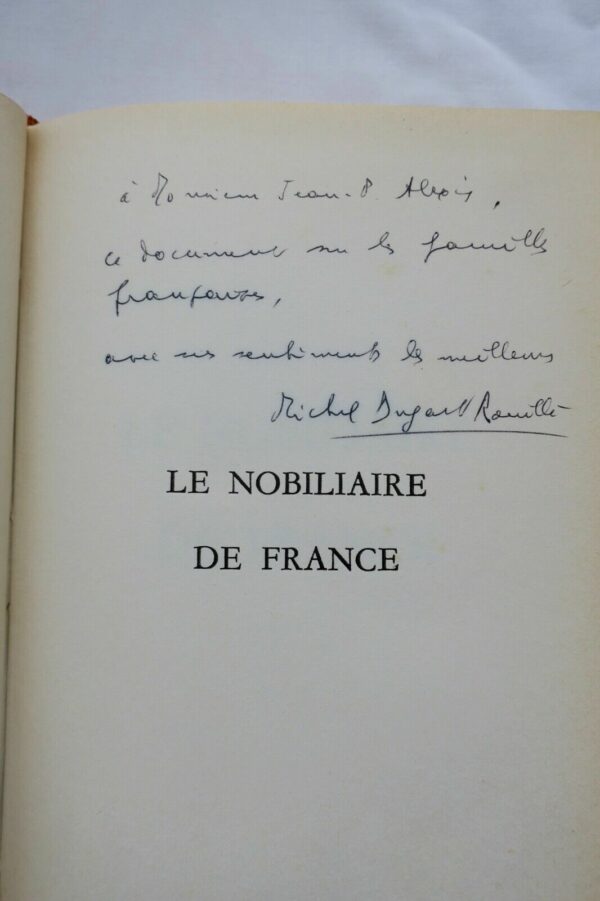 Nobiliaire de France Dugast 1972