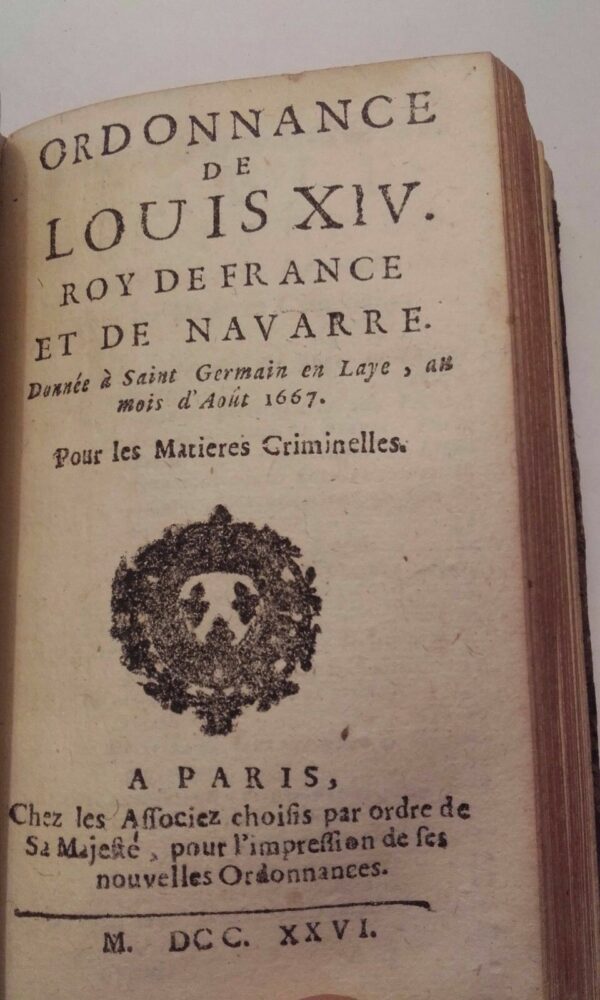 Ordonnance de louis XIV roy de France et de Navarre x 4 1726 – Image 4