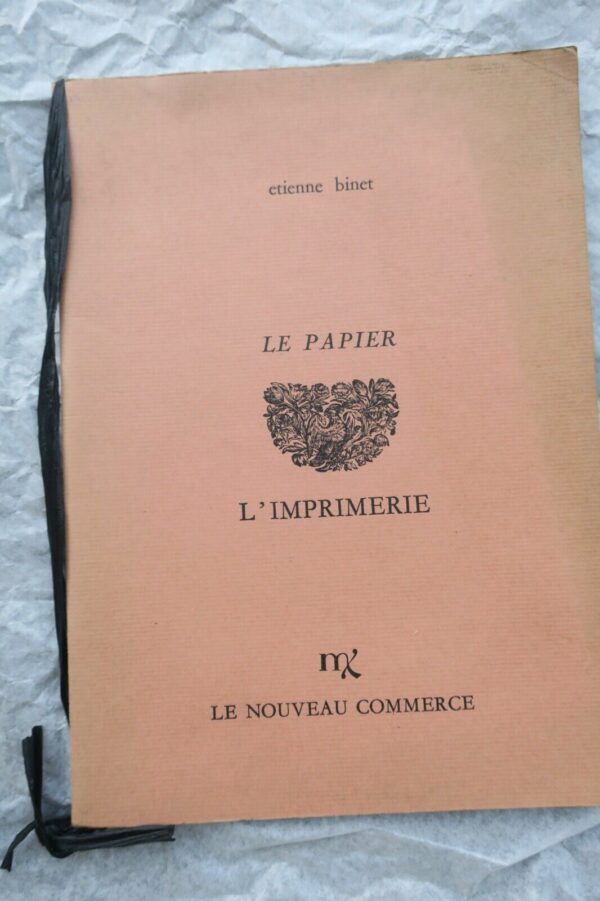 PAPIER - L'IMPRIMERIE E. Binet