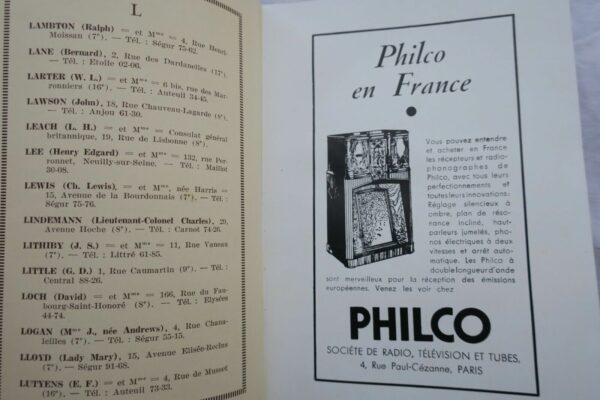 Paris le tout-paris étranger 1933 l'élite de la sté étrangère à Paris – Image 7