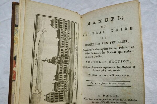 Paris manuel ou nouveau guide du promeneur aux Tuileries 1806 – Image 5