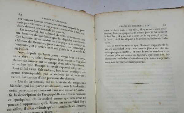 Procès Causes politiques célèbres du XIXe siècle Gal Berton, Moreau Mal Ne.. – Image 3