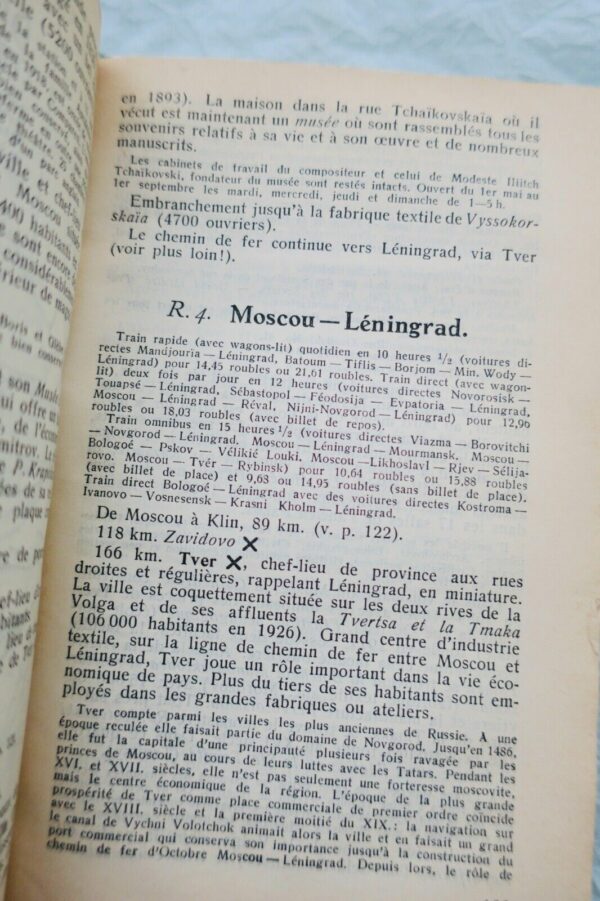 RUSSIE  GUIDE A TRAVERS L'UNION SOVIETIQUE 1928 – Image 8