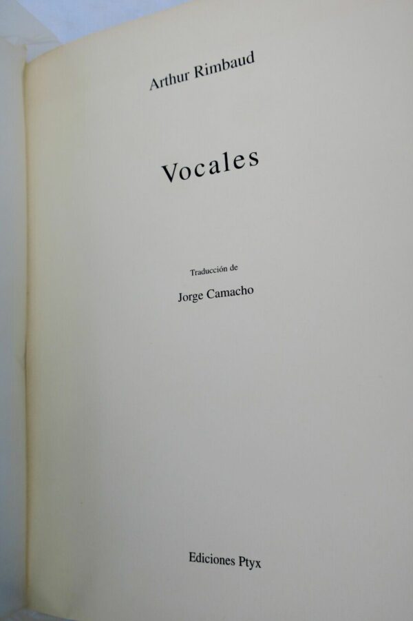 Rimbaud vocales Camacho – Image 3