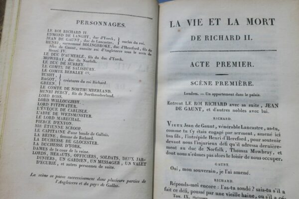 SHAKESPEARE Oeuvres traduites de l'anglais par Letourneur 1821 – Image 9