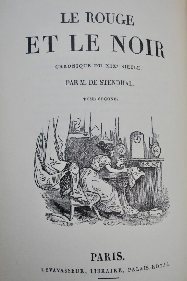 STENDHAL. LE ROUGE ET LE NOIR sur vélin – Image 12