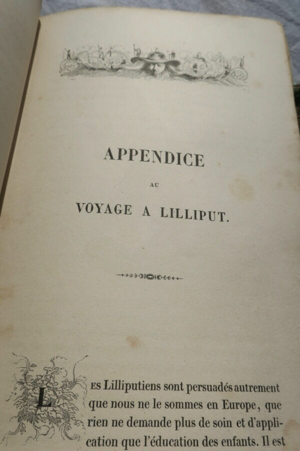 SWIFT  Voyages de Gulliver dans les contrées lointaines 1838 Grandville – Image 11