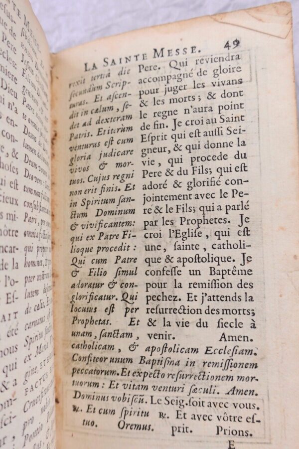 Sainte messe ou ordinaire de la messe. 1722 – Image 6