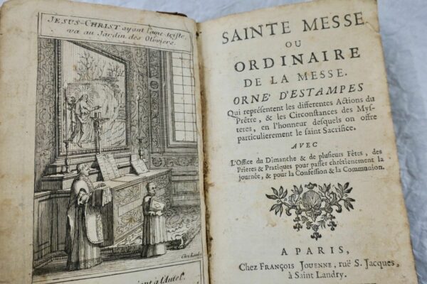 Sainte messe ou ordinaire de la messe. 1722