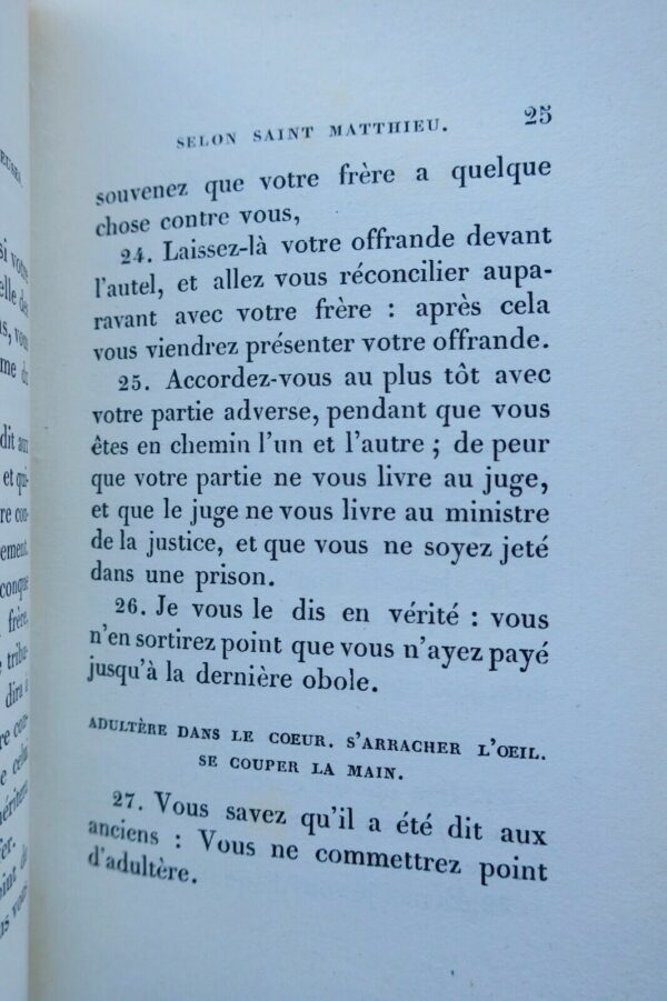 TESTAMENT de notre Seigneur JESUS-CHRIST.1860 3 vol Techener – Image 4