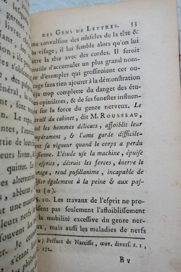 TISSOT De la santé des gens de lettres 1769 – Image 6