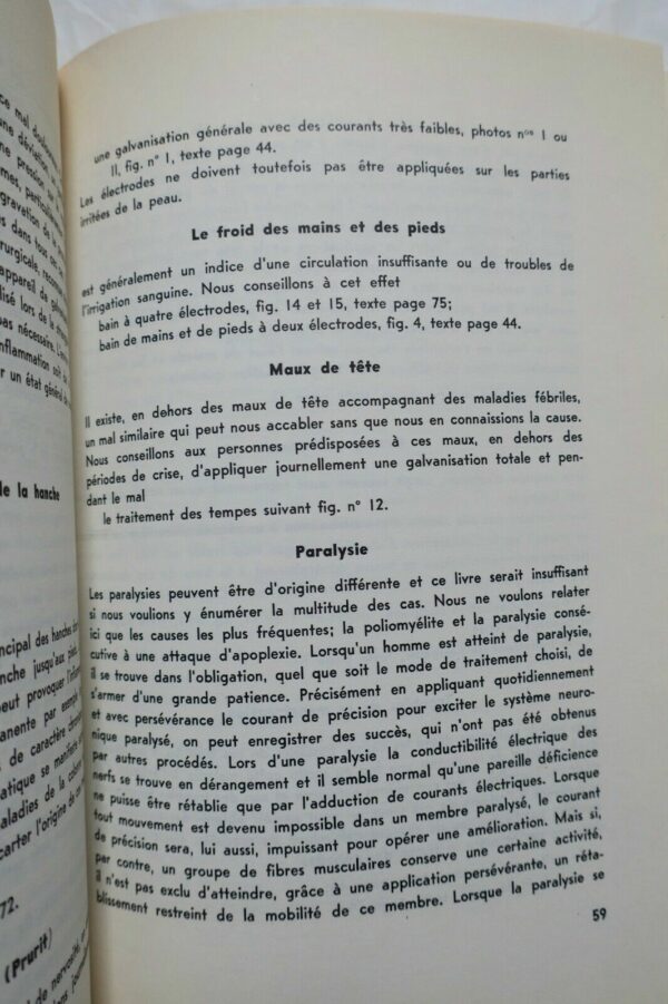 Thérapeutique Moderne à domicile avec le courant galvanique faible 1961 – Image 4