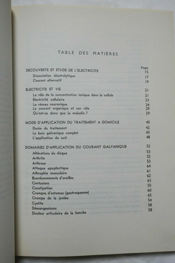 Thérapeutique Moderne à domicile avec le courant galvanique faible 1961 – Image 7