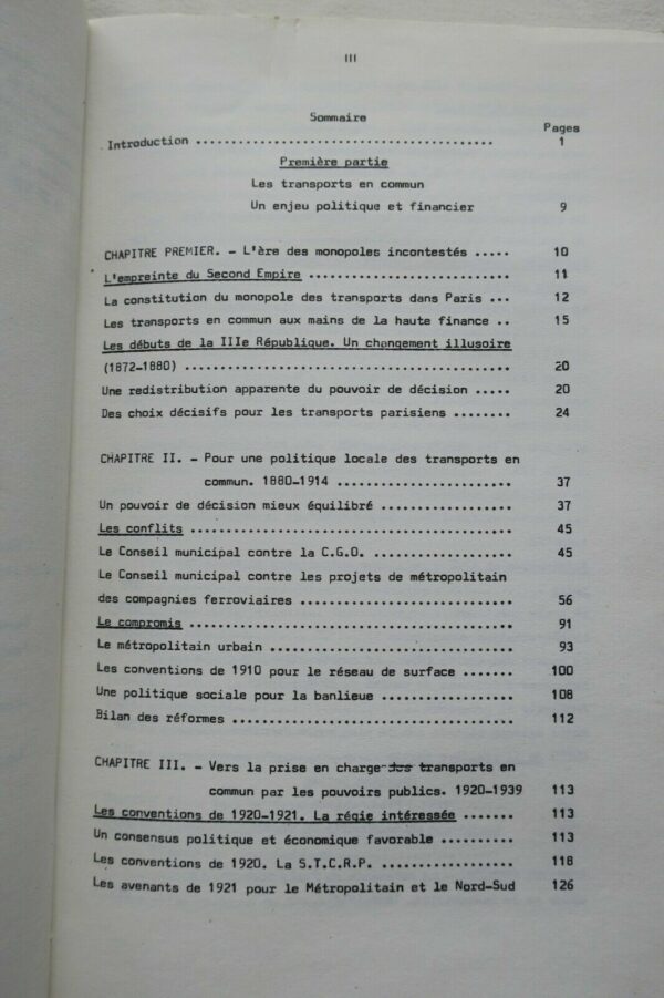 Transport Analyse historique de l'évolution des transports en commun..parisienne – Image 10