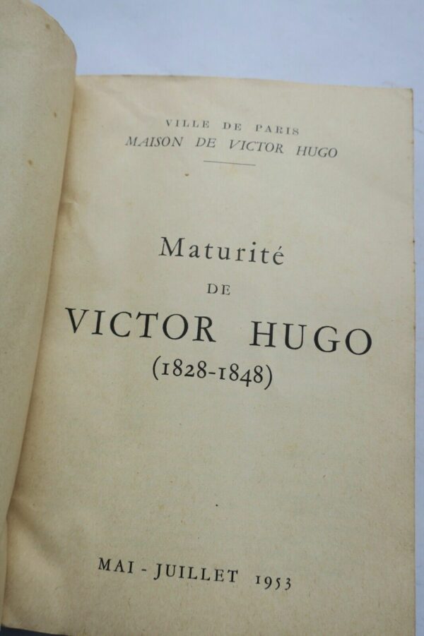 VICTOR HUGO Maturité de Victor Hugo (1828-1848) – Image 7