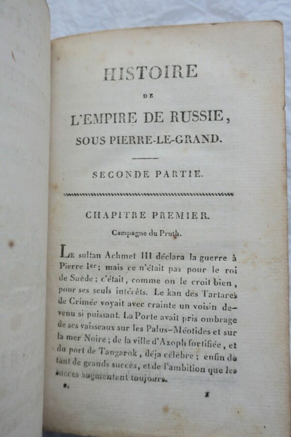 VOLTAIRE 1821 Histoire de l'Empire de Russie  mini – Image 7