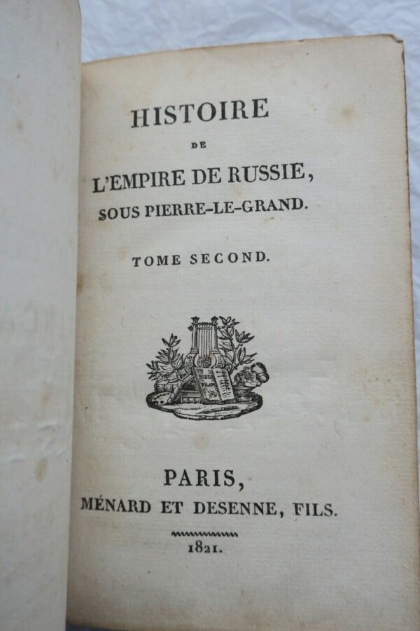 VOLTAIRE 1821 Histoire de l'Empire de Russie  mini – Image 8