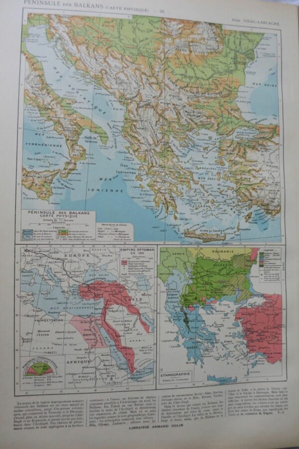 Vidal-Lablache ATLAS Histoire et géographie 1933 – Image 8