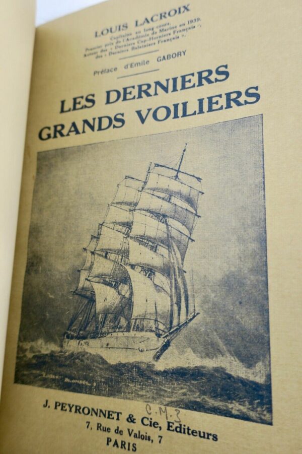 Voiliers derniers grands voiliers. Histoire des longs-courriers nantais... – Image 15