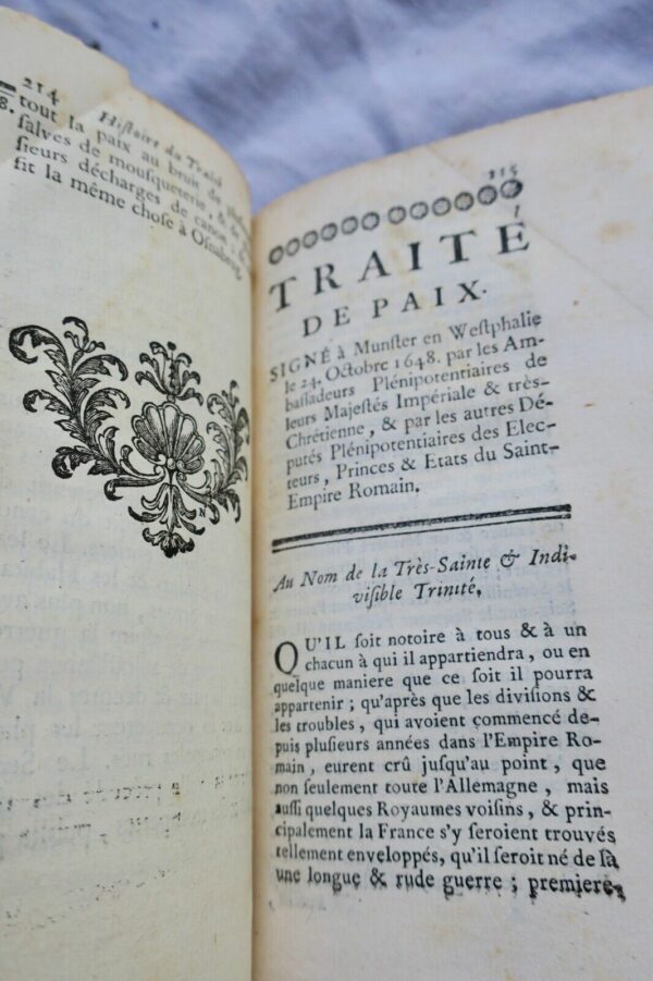 Westphalie  Histoire du Traité de Westphalie, ou des Negociations..1751 – Image 9