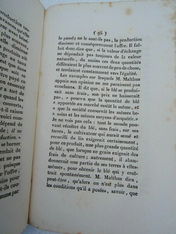 economie Du Bois Aymé  Examen de quelques questions d'économie 1824 – Image 4